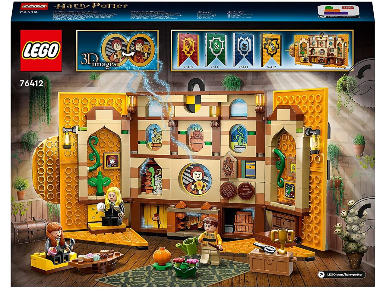 Lego harry potter tm stendardo della casa tassorosso