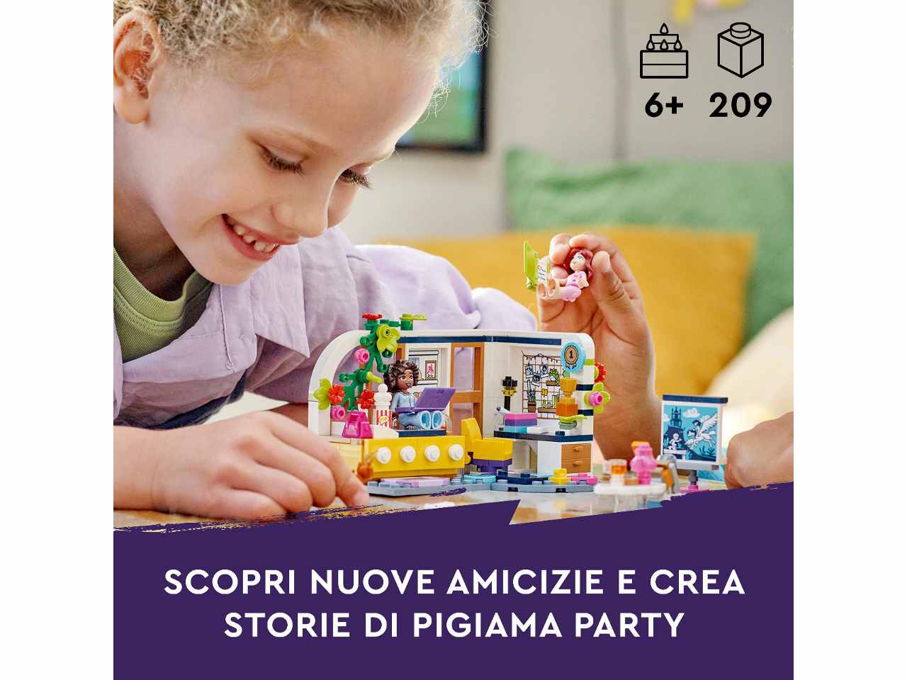 Lego Friends La Cameretta di Aliya 41740
