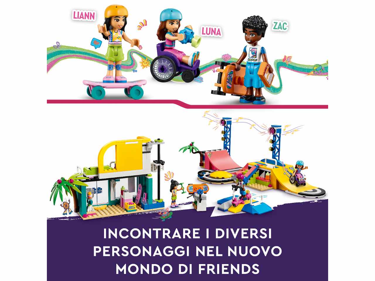 Lego friends skate park