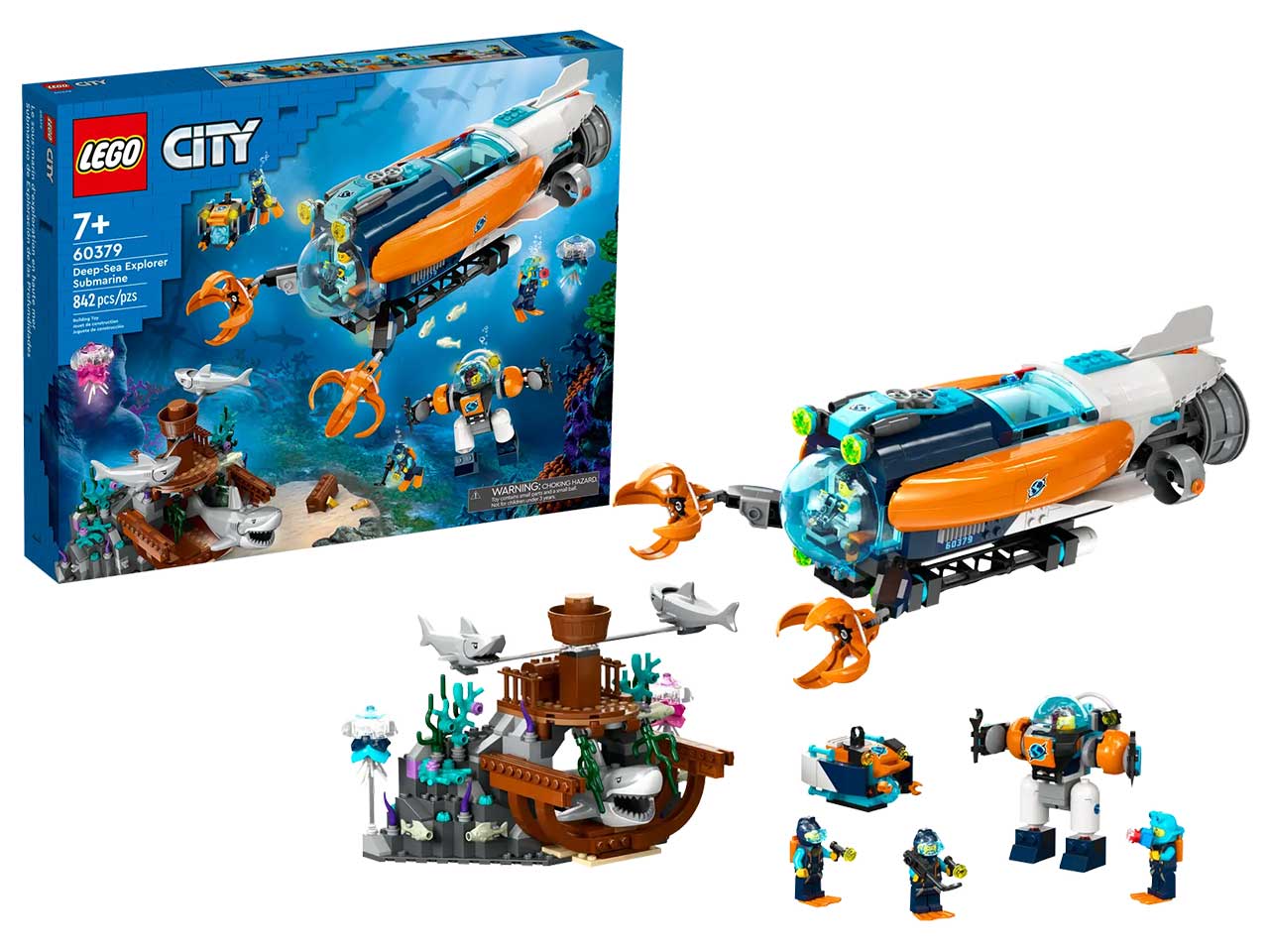 Lego City Sottomarino per Esplorazioni Abissali 60379