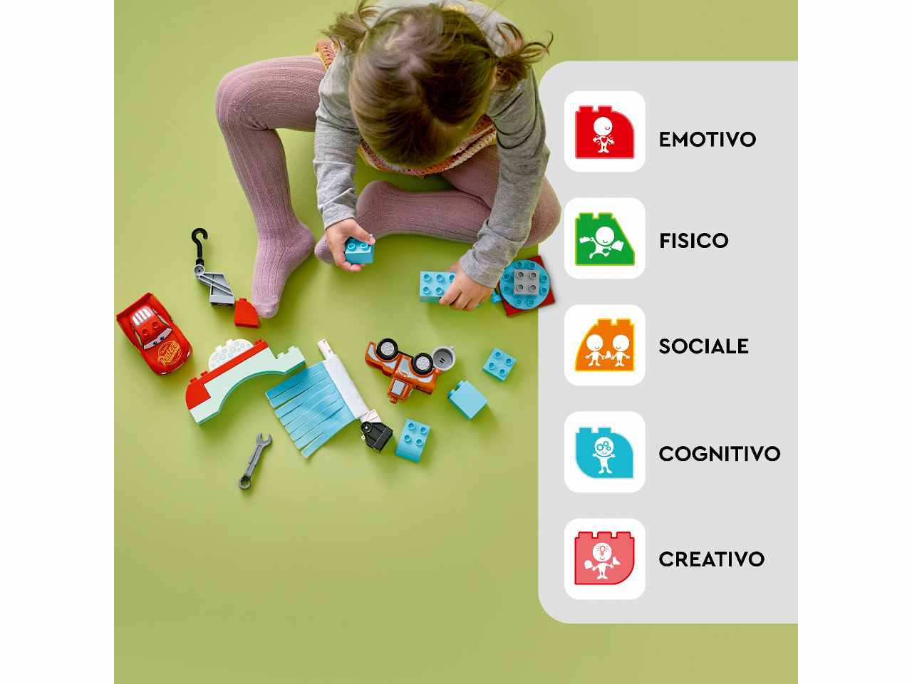 Lego Duplo Disney Pixar Cars Autolavaggio con Saetta McQueen e Cricchetto 10996