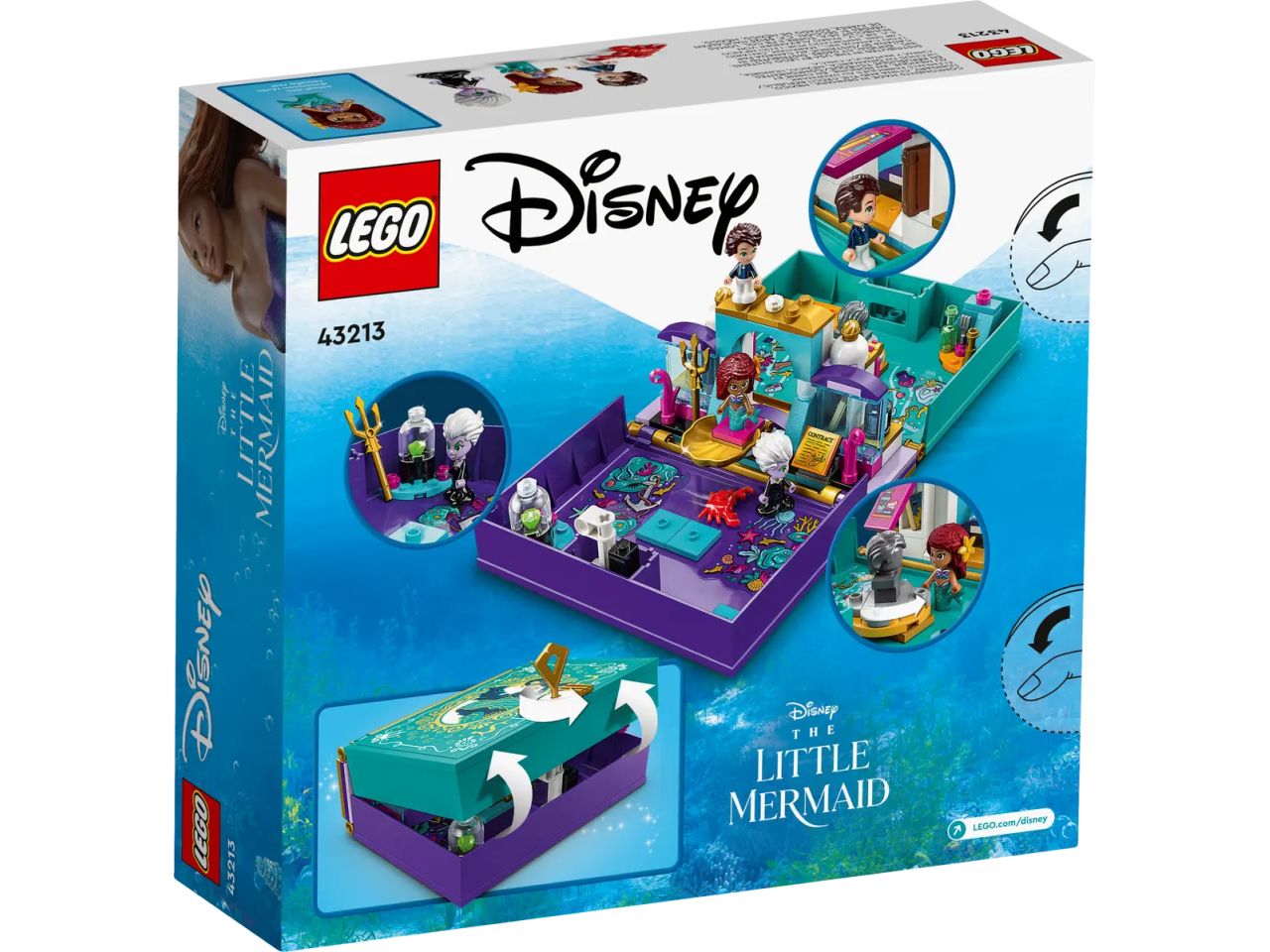 Lego Disney La Sirenetta Libro delle Fiabe 43213