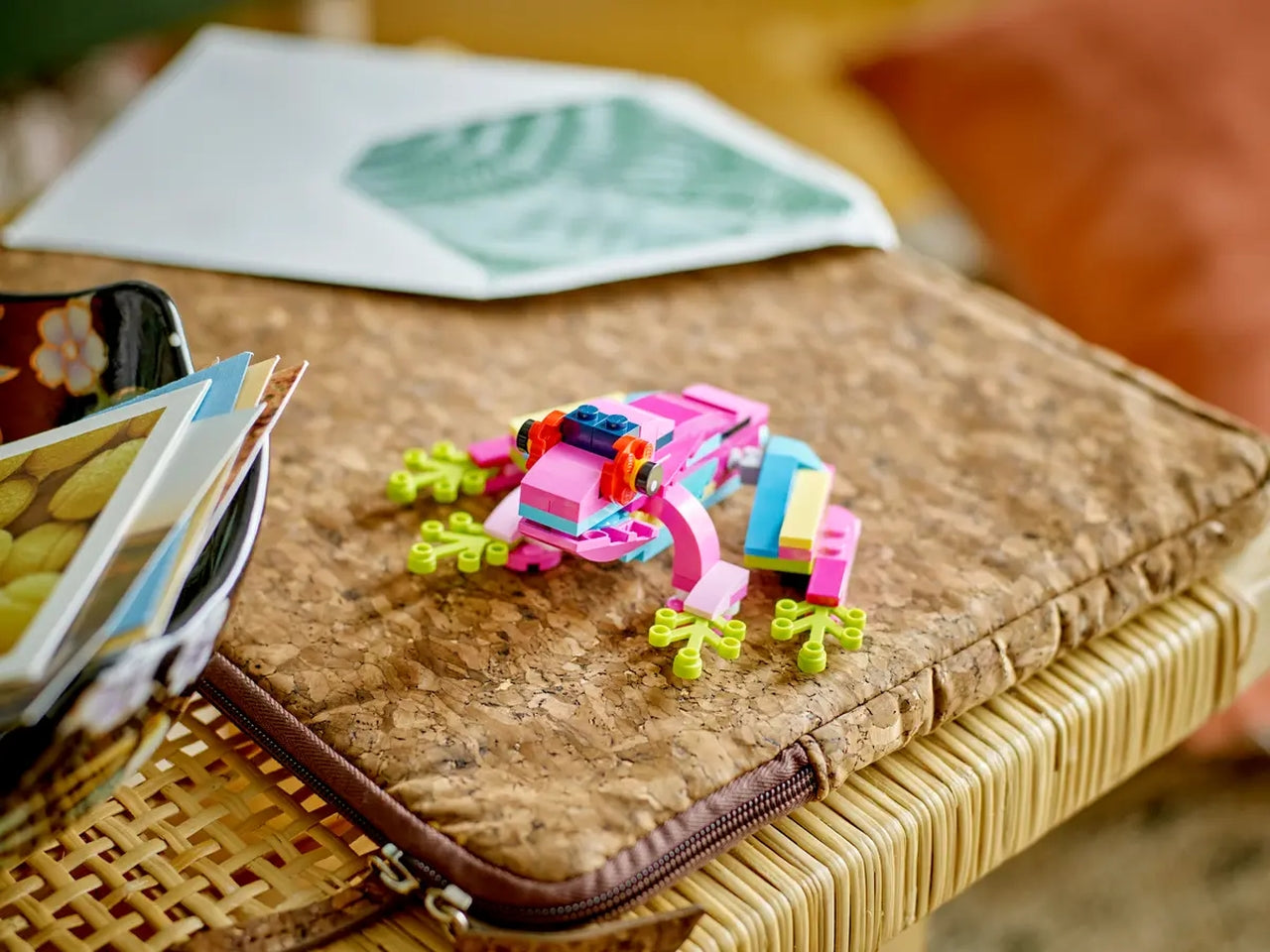 Lego creator pappagallo esotico rosa