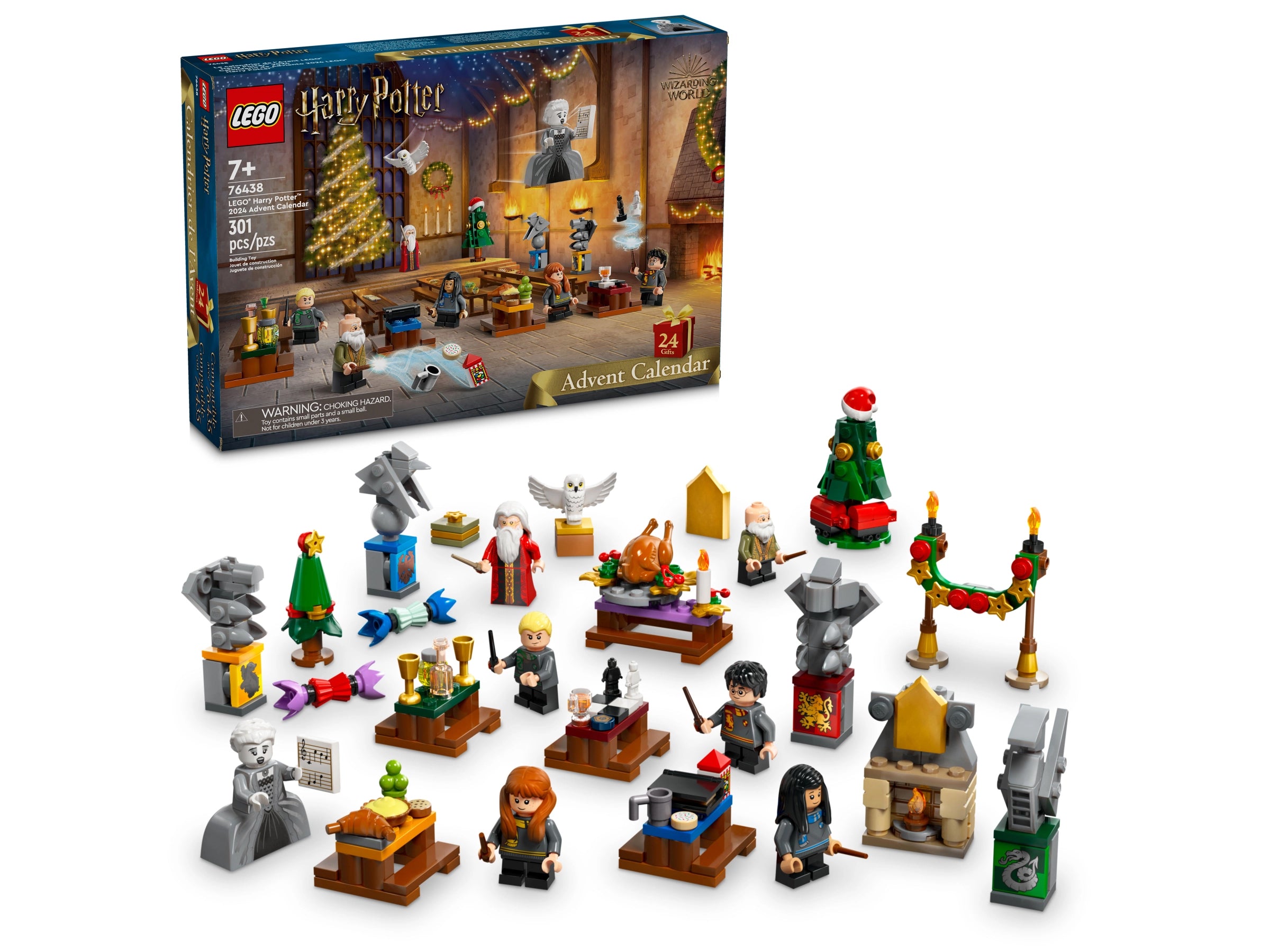 Lego Harry Potter tm calendario dellavvento 2024 - 301 pezzi per bambini di età 7+ 76438