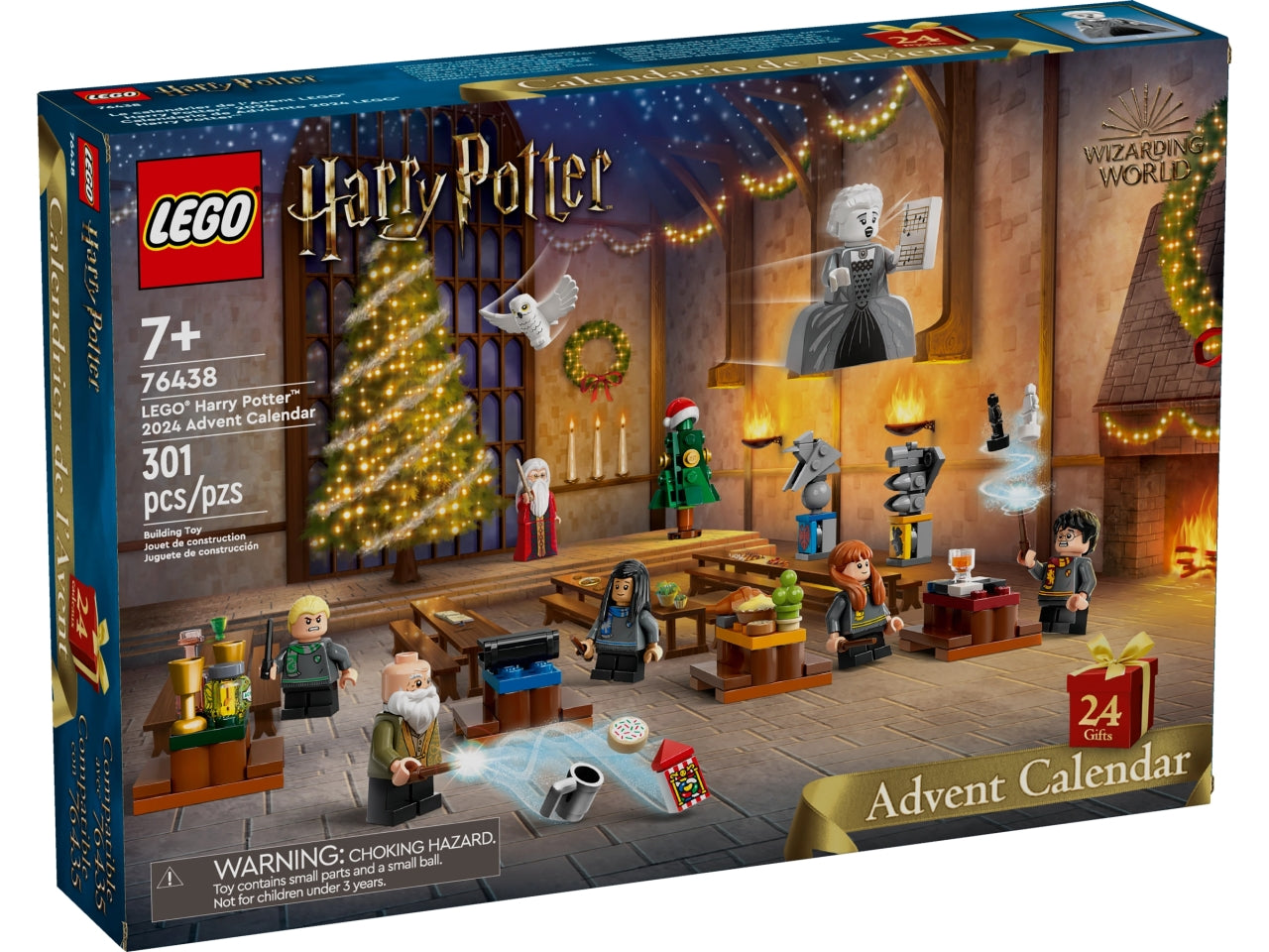 Lego Harry Potter tm calendario dellavvento 2024 - 301 pezzi per bambini di età 7+ 76438