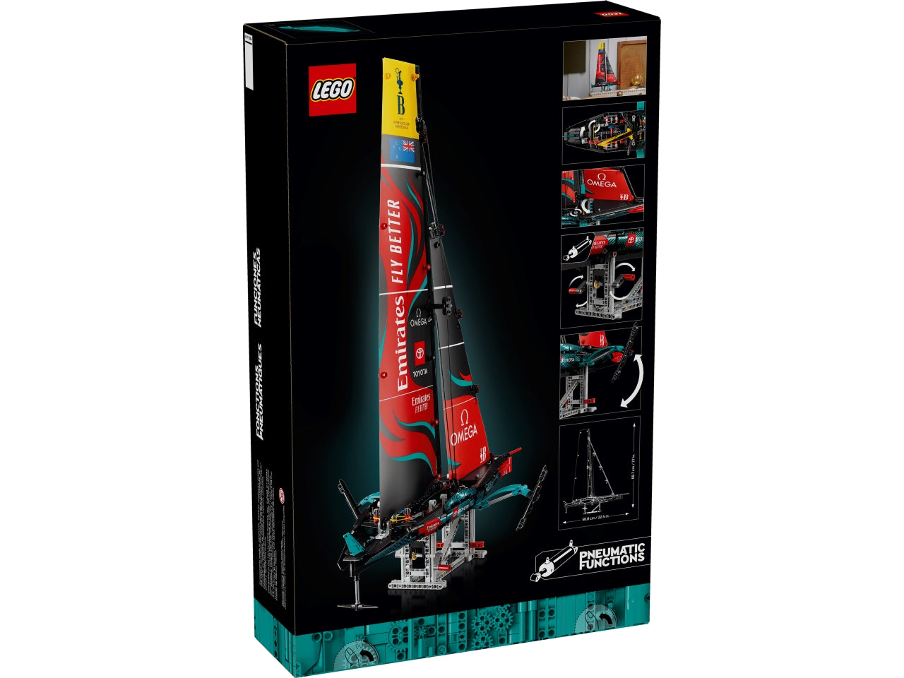LEGO Technic - yacht da regata per adulti 18+ Yacht Emirates Team New Zealand AC75 42174