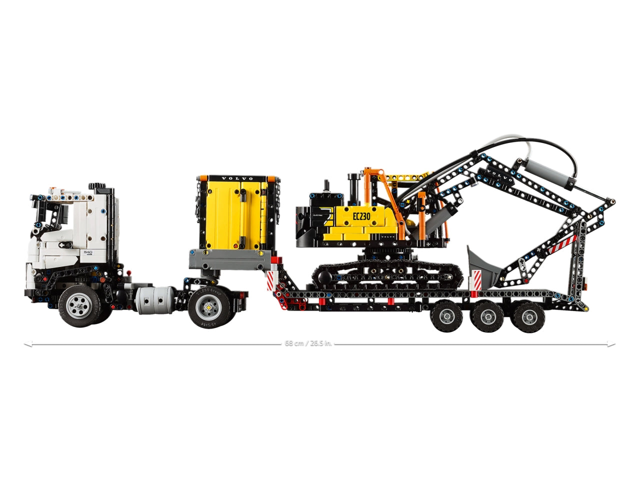 LEGO Technic - Autocarro Volvo giocattolo con escavatore costruibile - Set da 2.274 pezzi per età 10+ 42175