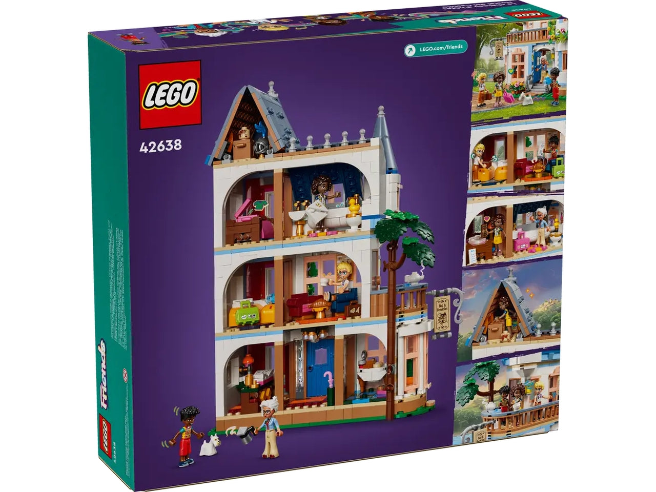 Lego Friends Bed and Breakfast al Castello, set di mattoncini in scatola da 1311 pezzi, per ragazze 12+ anni 42638