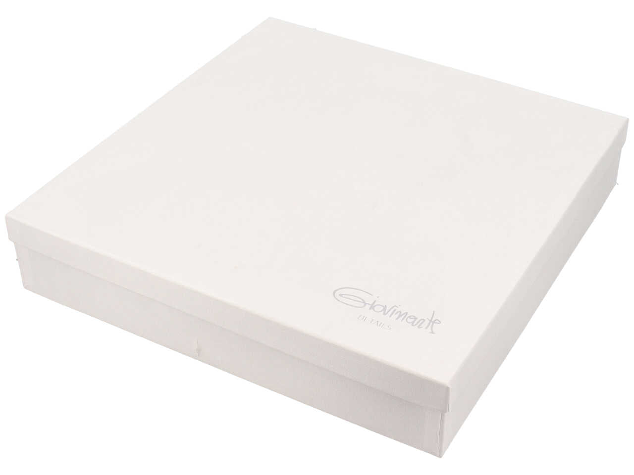 Crocifisso bomboniera prima comunione snow bianco e argentato in vetro e metallo - 34 cm - Giovinarte