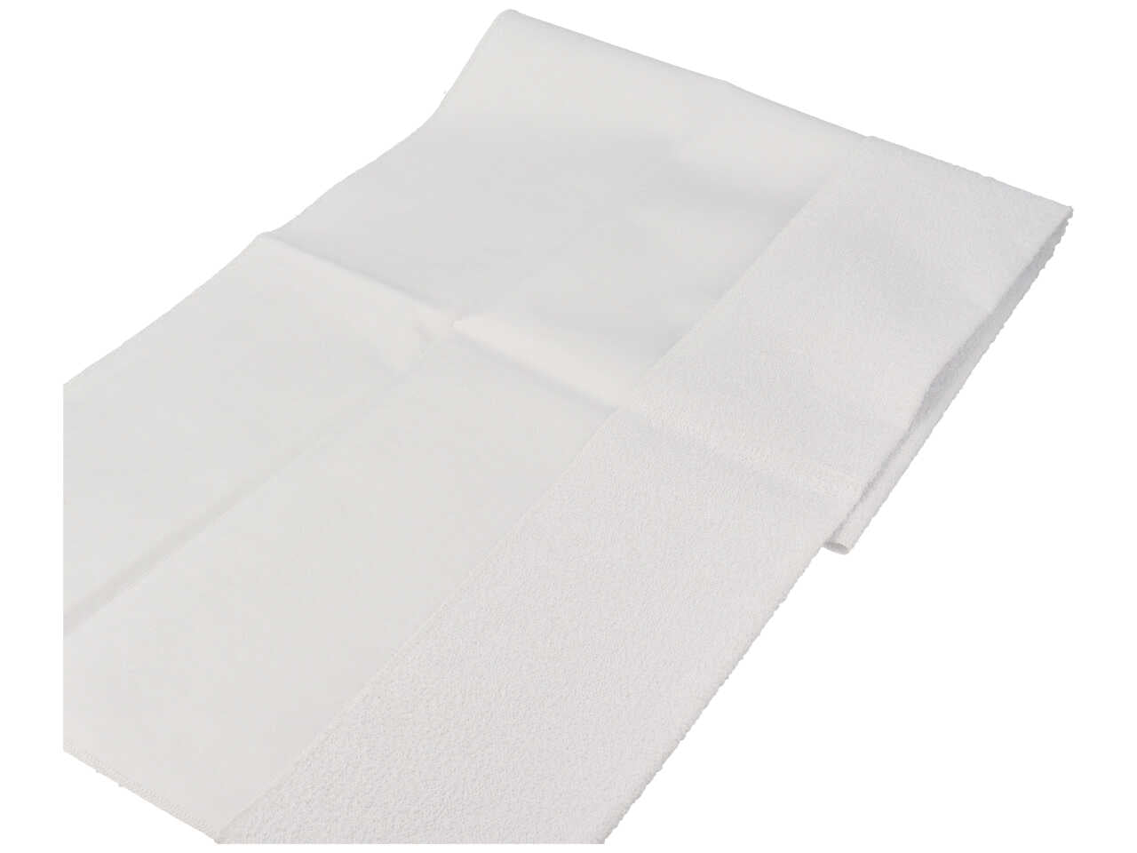 Coprimaterasso culla impermeabile senza angoli in cotone bianco 40x75 cm -Dolci Sogni