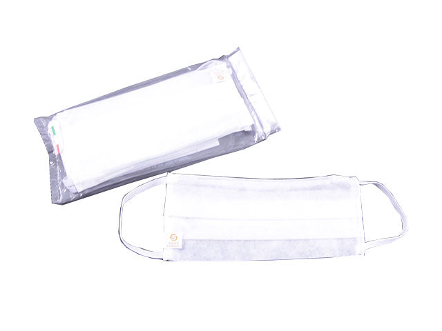 Mascherina doppio strato tnt monouso 5 pezzi $