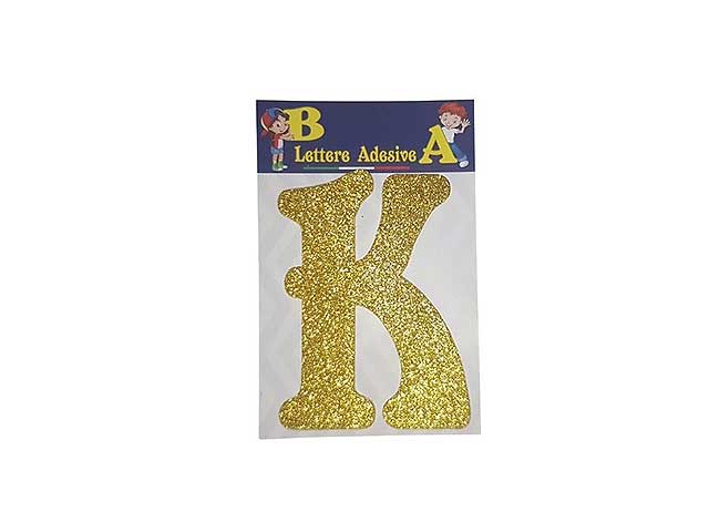 Lettera oro k 12cm