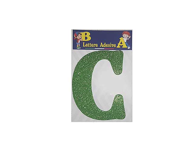 Lettera verde c 12cm