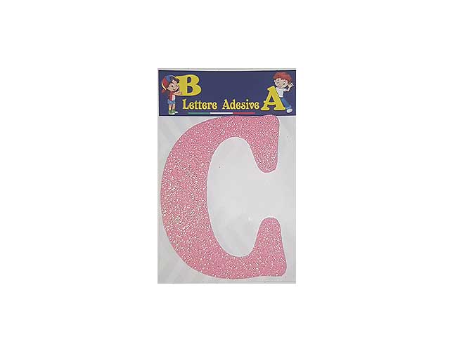 Lettera rosa c 12cm