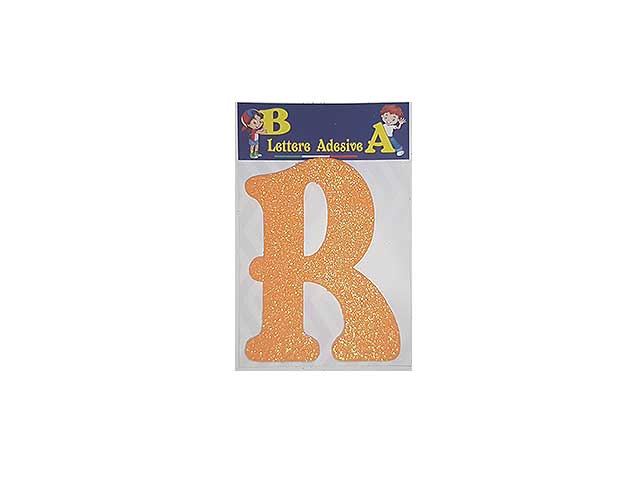 Lettera arancio r 12cm