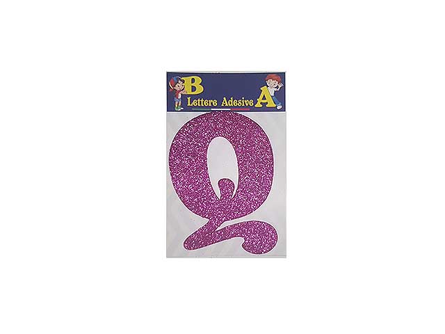 Lettera fucsia q 12cm