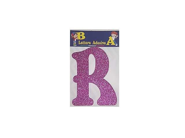 Lettera fucsia r 12cm