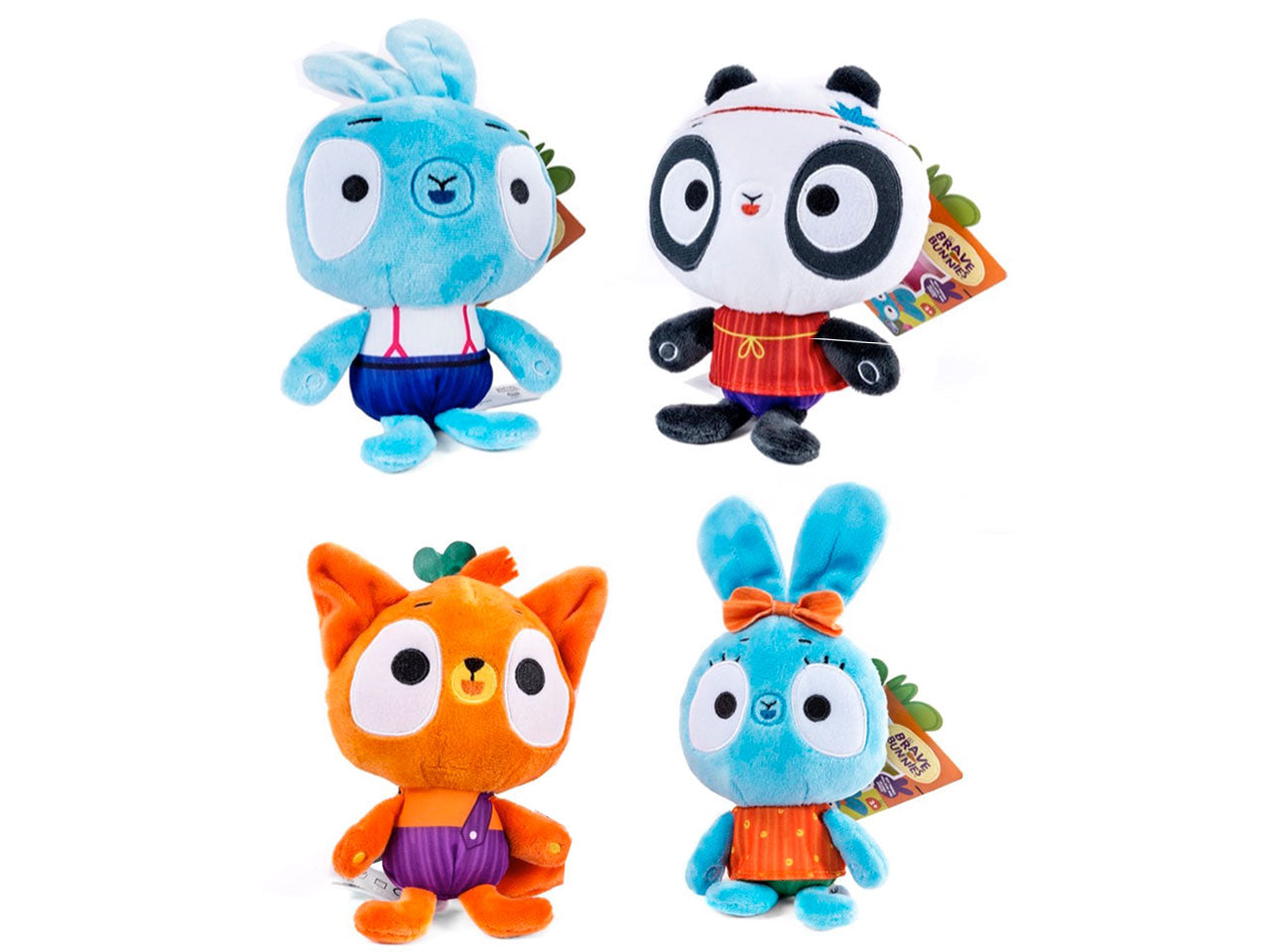 Brave bunnies peluche 25cm 6063774