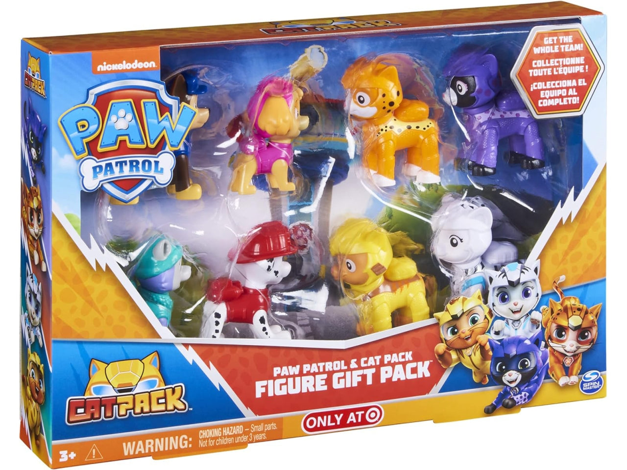 Confezione con 8 personaggi giocattolo Paw Patrol All Paws On Deck action figure da collezione, giocattoli per bambini dai 3 anni in su | Spin Master