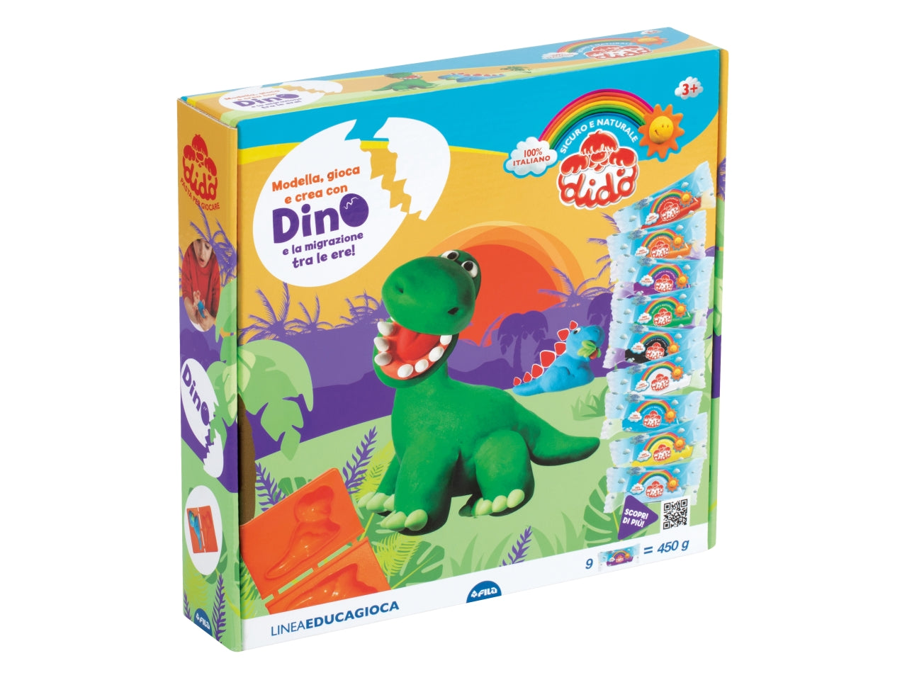 Dido' modella con dino