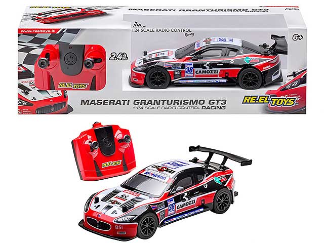 Auto radio comando 1:24 maserati granturismo 2.4 ghz