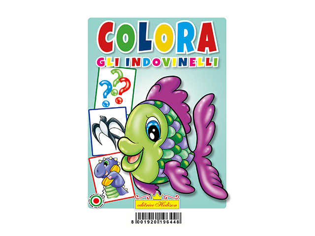 Libro colora indovinelli