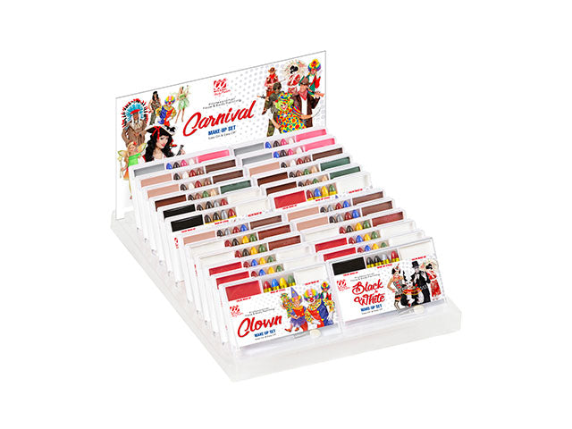 Set trucco soldato - il set comprende 4 matite trucco, makeup marrone e verde in vaschetta e applicatore