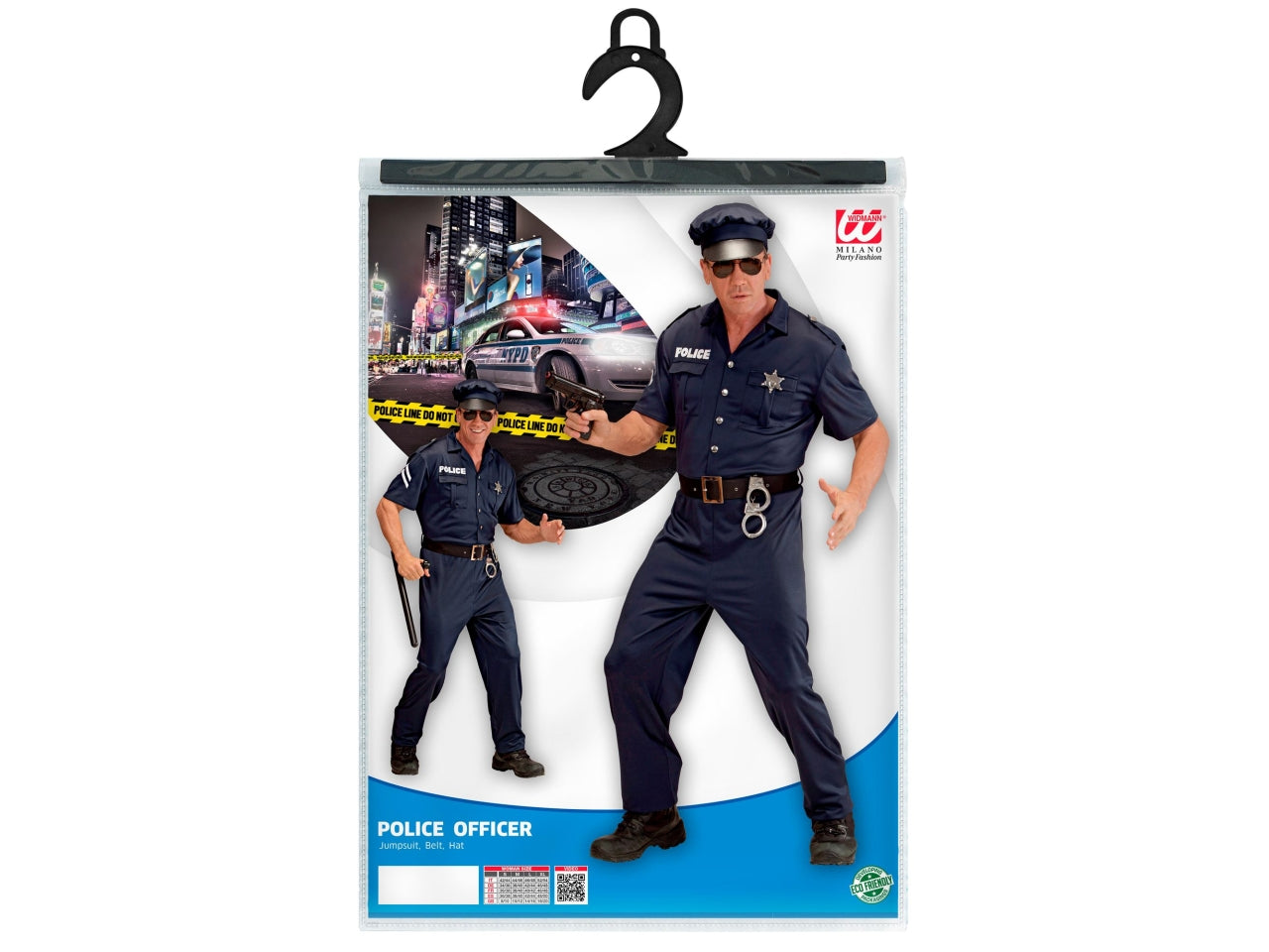 Costume poliziotto adulto taglia s