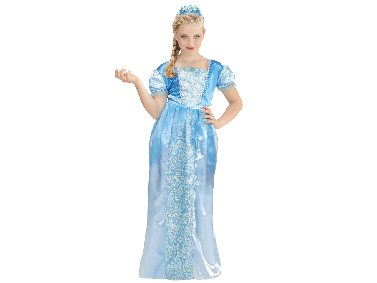 Costume principessa delle nevi vestito,tiara