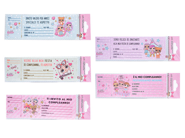 Inviti Lol - 20 pezzi