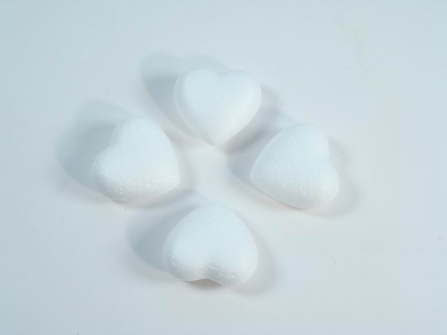 Cuore diametro 5cm bianche - 28 pezzi