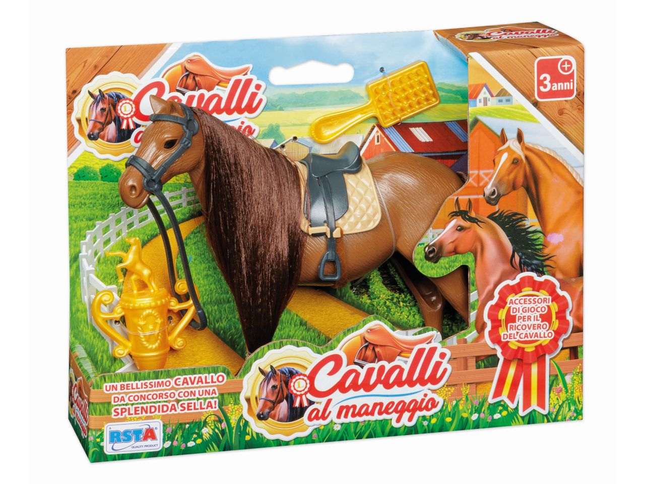 Playset cavalli al maneggio