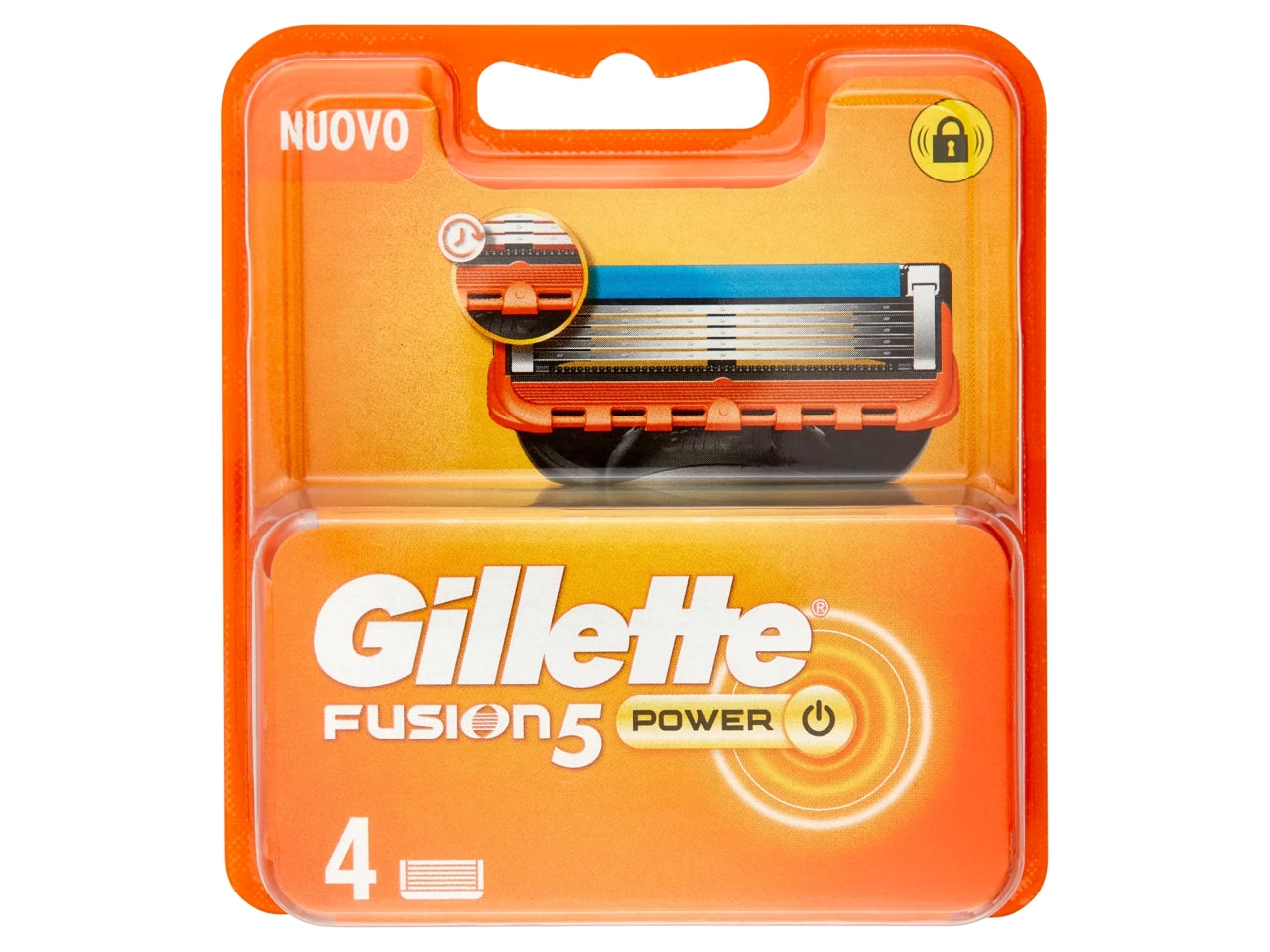 Ricambi Gillette Fusion 5 Power 5 Lame: Confezione da 4 Testine, Compatibili con Tutti i Rasoi Fusion5 $