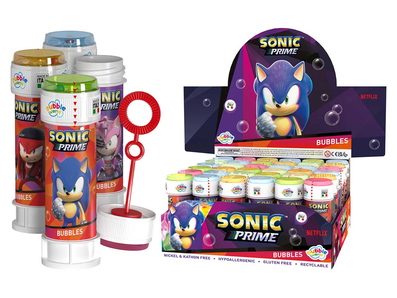 Sonic bolle di sapone