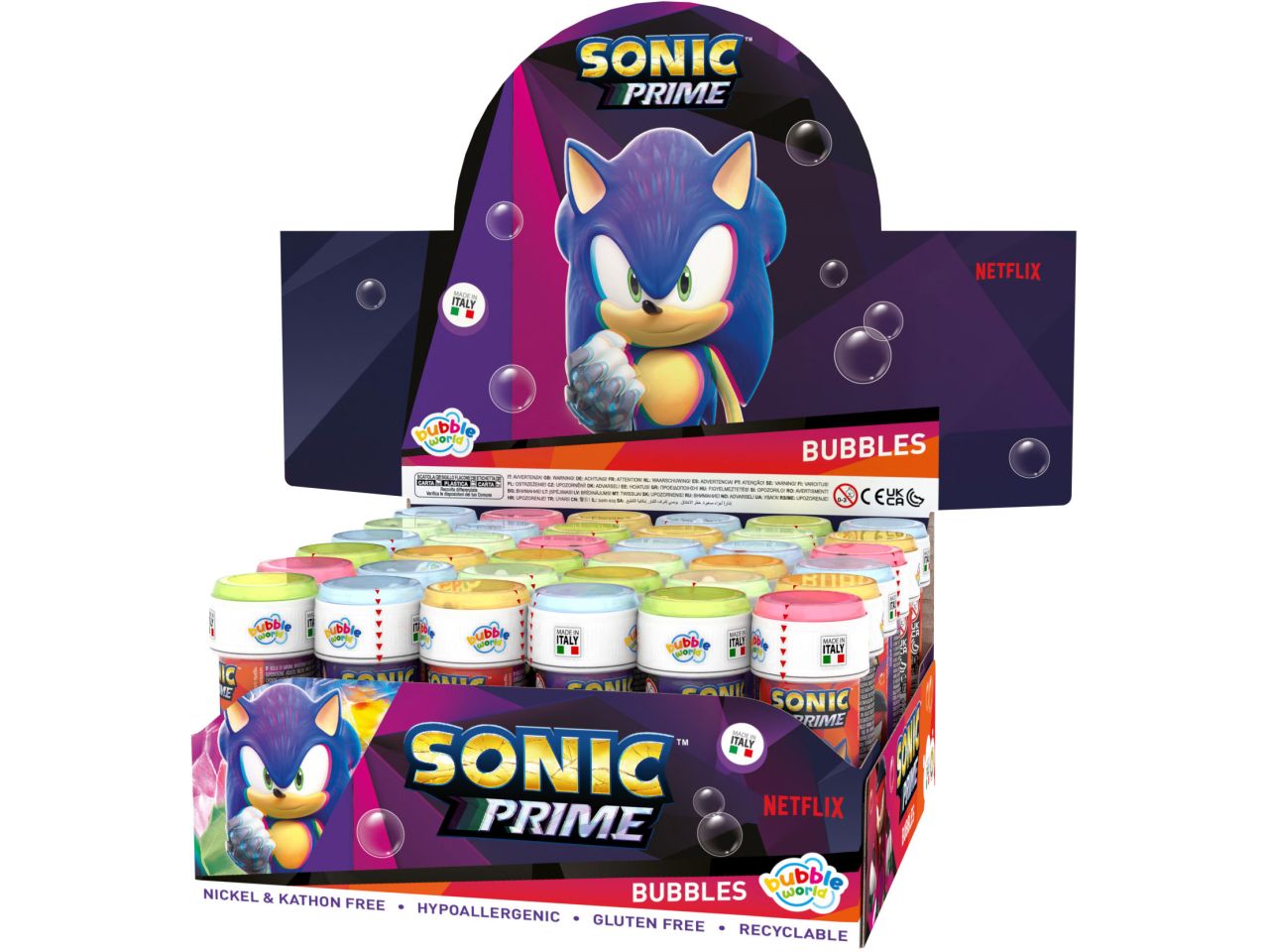 Sonic bolle di sapone