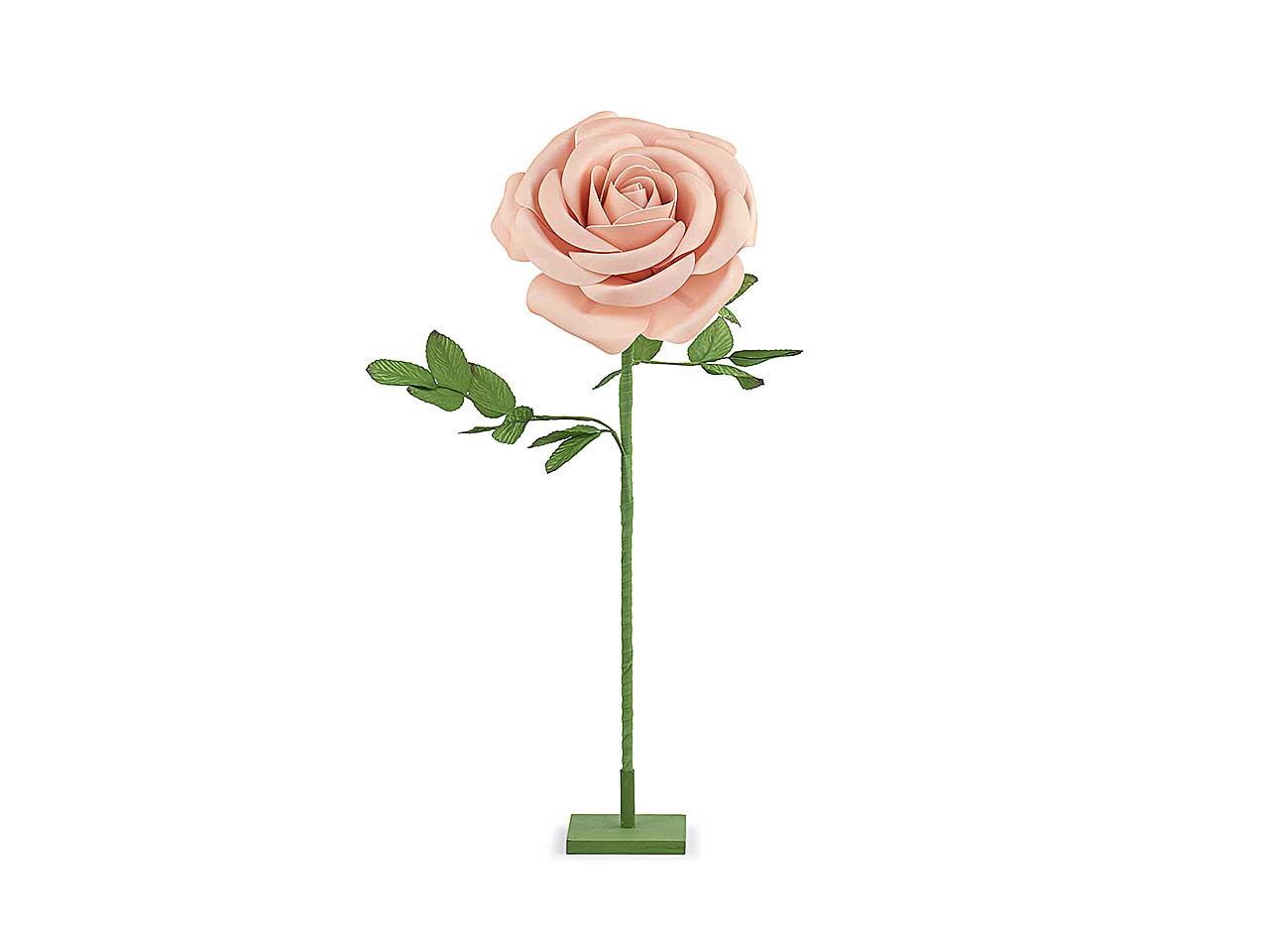 Rosa rosa con stelo 75cm 29028m