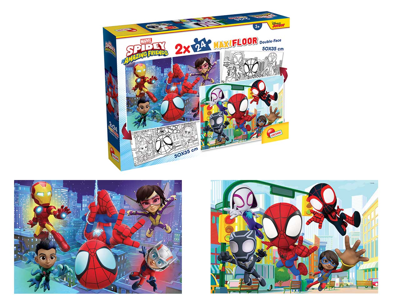 Marvel puzzle df maxi floor 2 x 24 spidey