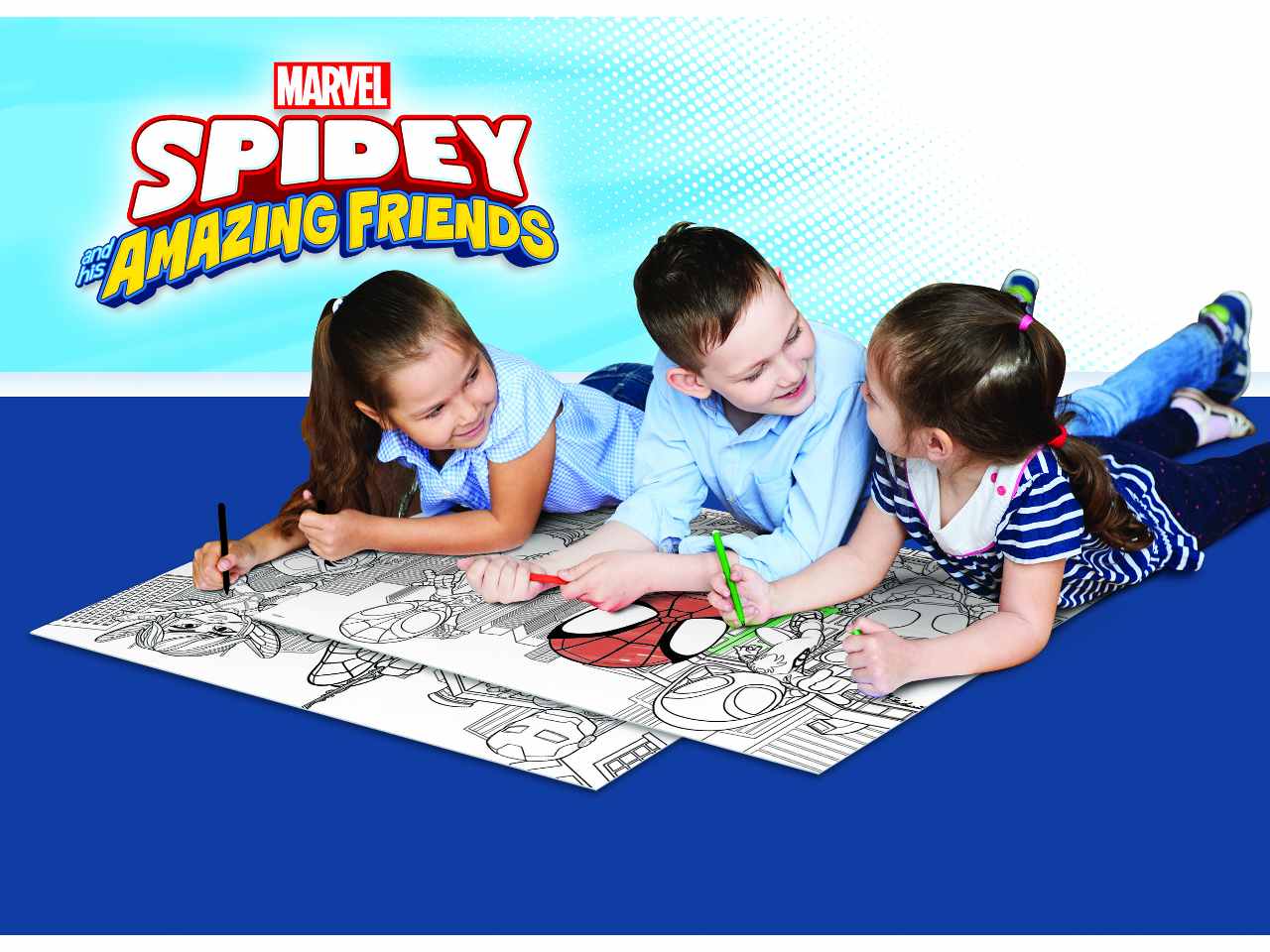 Marvel puzzle df maxi floor 2 x 24 spidey
