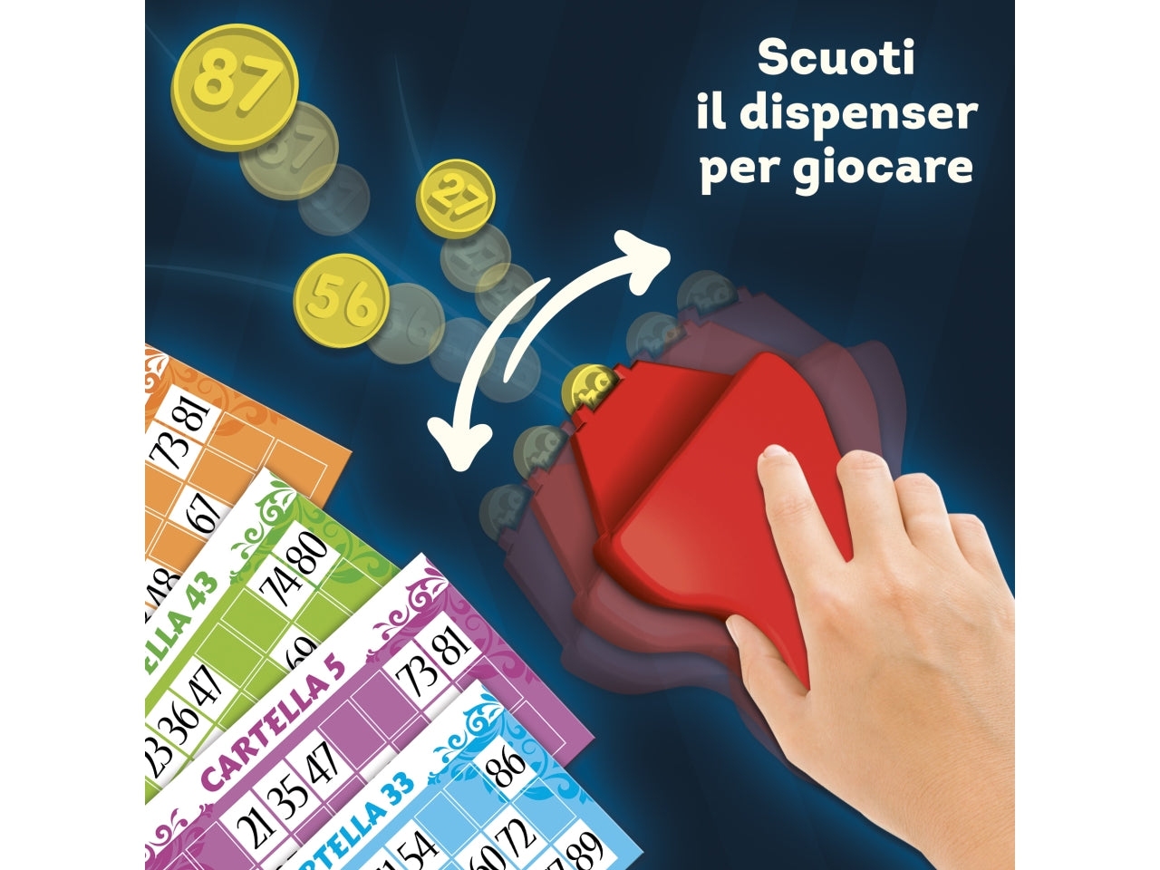 Ludoteca super tombola segna e cancella 48 cartelle