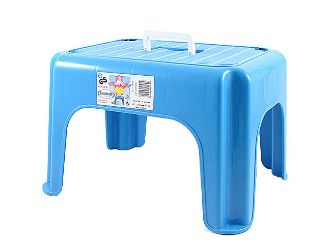 Sgabello azzurro c/maniglia 8101194788