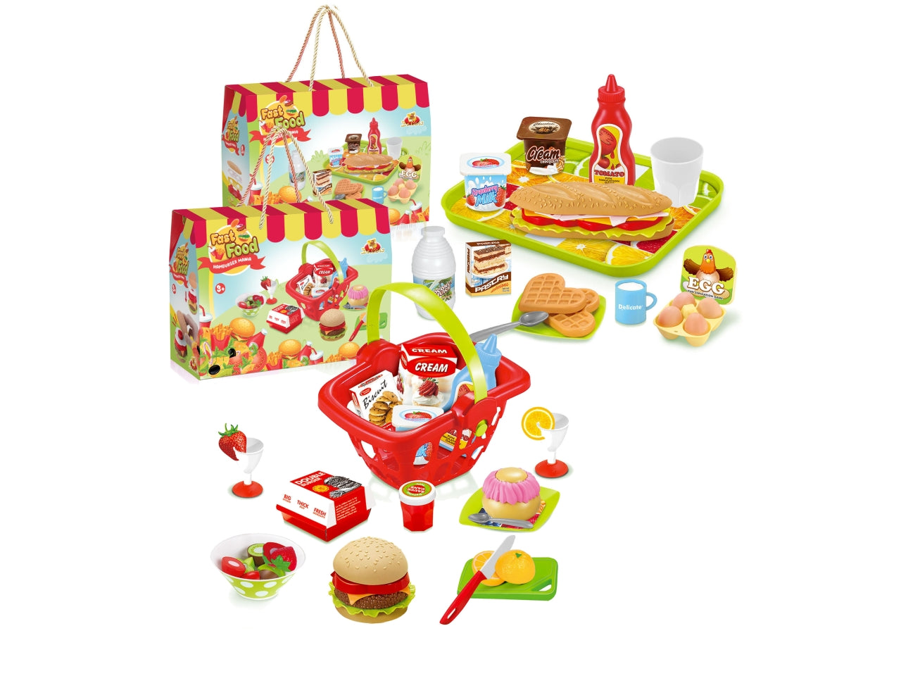 Set picnic in borsetta h.22x30cm