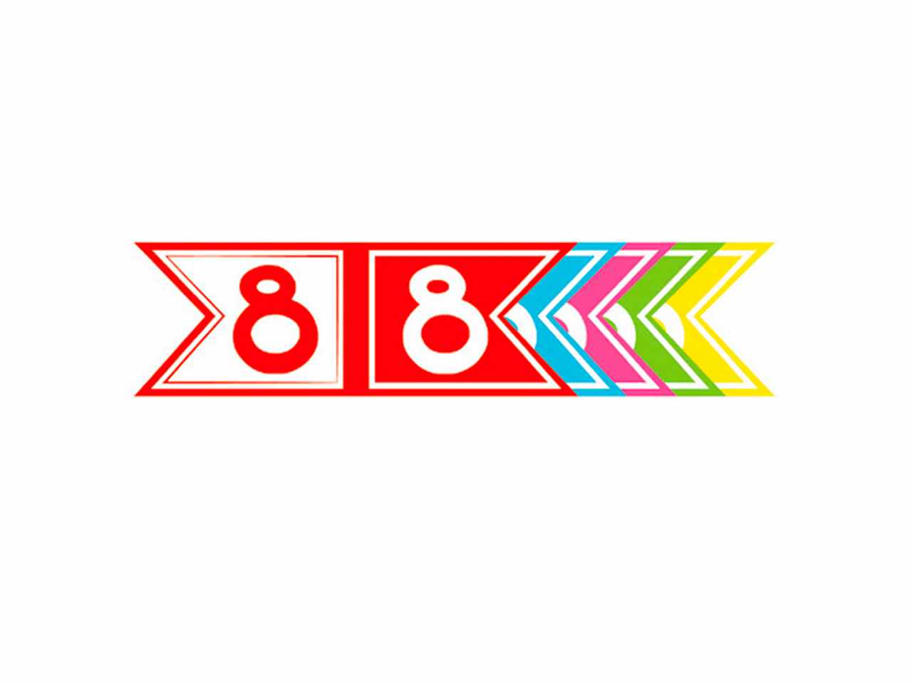 Bandierina per aperitivi n8 10cm 20 pezzi 50288