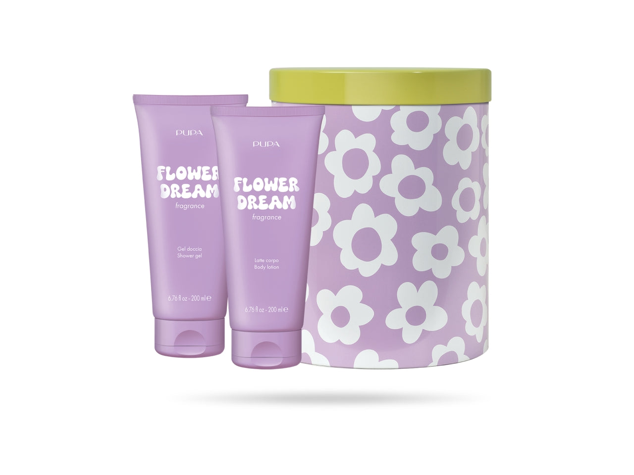 Pupa happybox kit 1 flower dream lattedoccia 200ml + lattecorpo 200ml