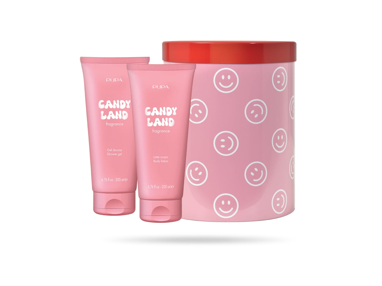 Pupa happybox kit 1 candy land lattedoccia 200ml + lattecorpo 200ml