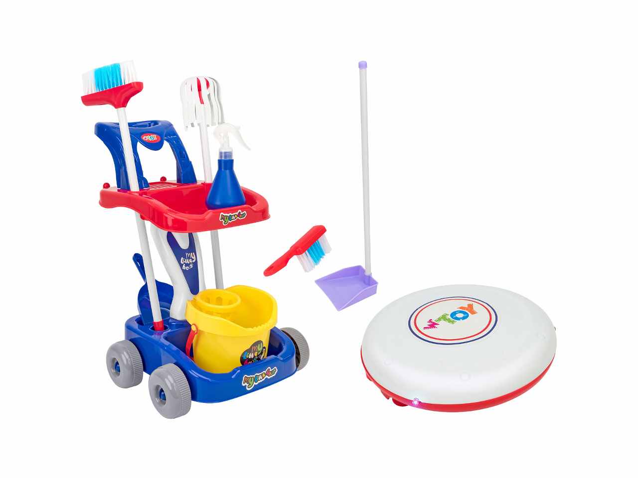 W toys carrello pulizie 50cm c/robot 40641