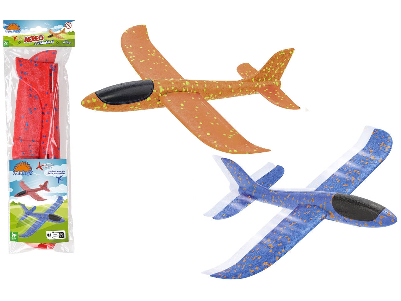 Aereo polistirolo 34cm 3 col