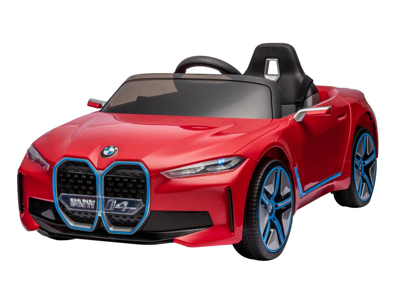 Auto elettrica bmw i4 12v 4,5ah radiocomandata 2,4ghz rossa