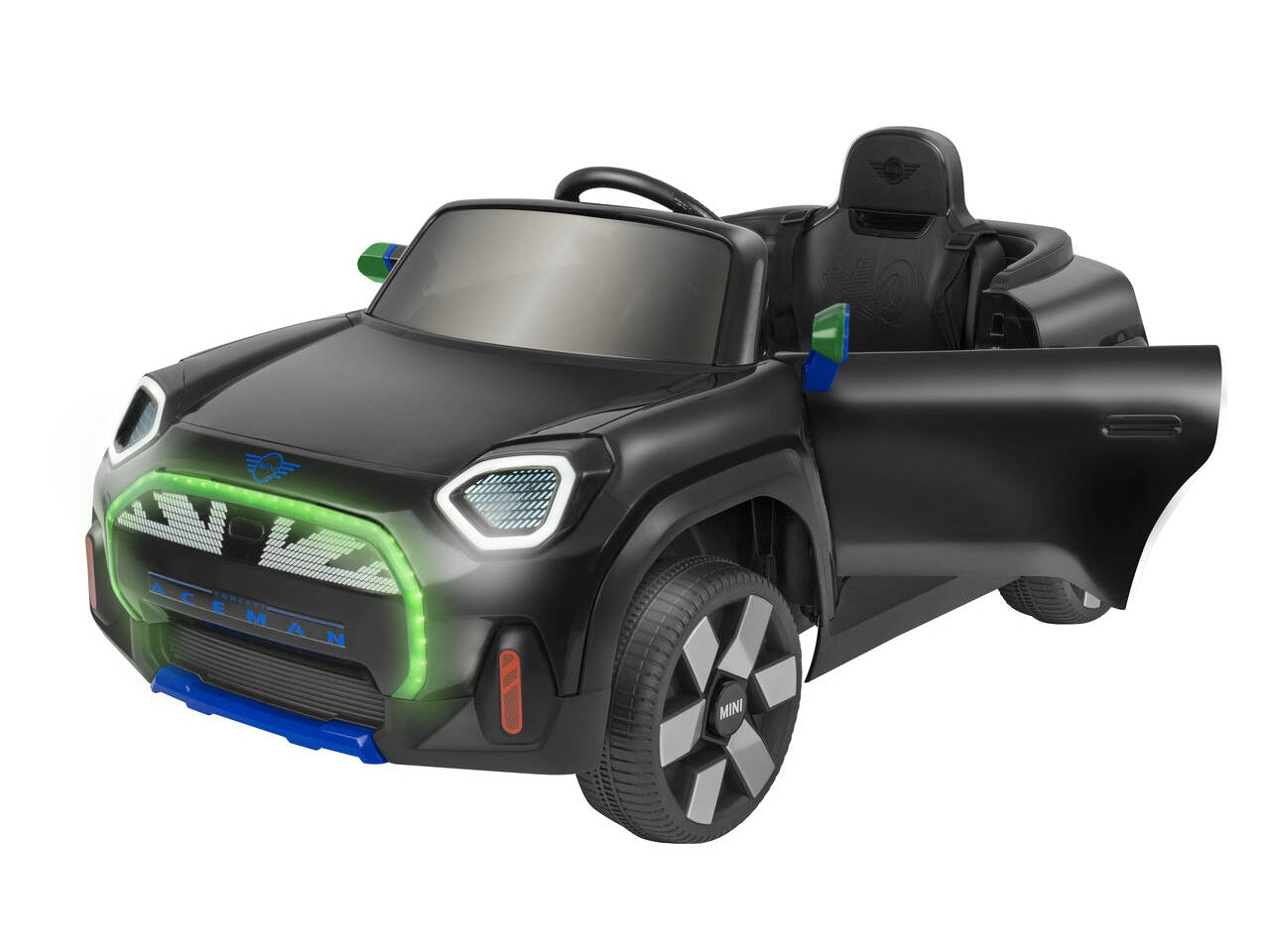 Auto mini aceman 12v 2.4ghz con radiocomando nera