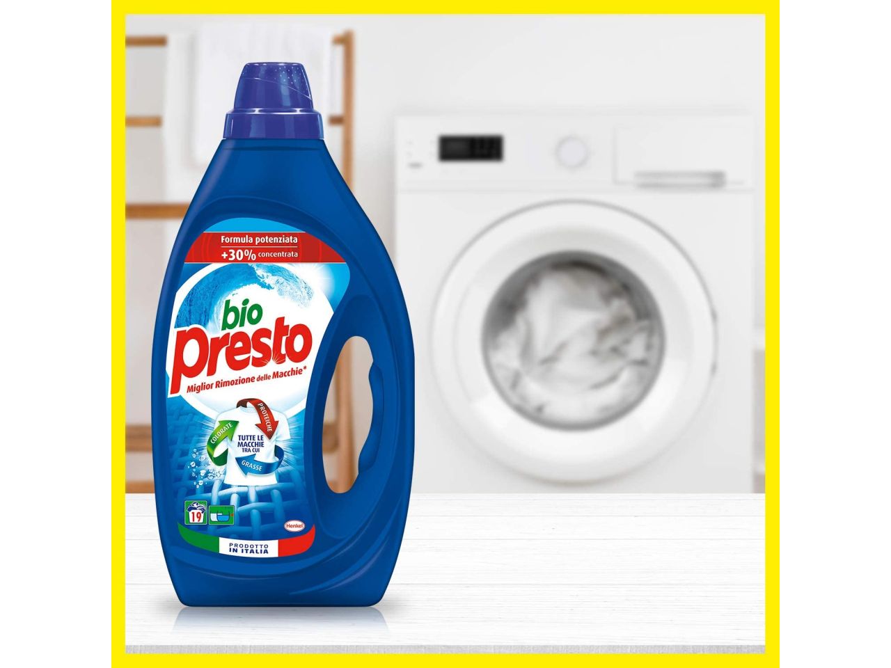 Bio presto detersivo per lavatrice liquido 19 lavaggi classico $