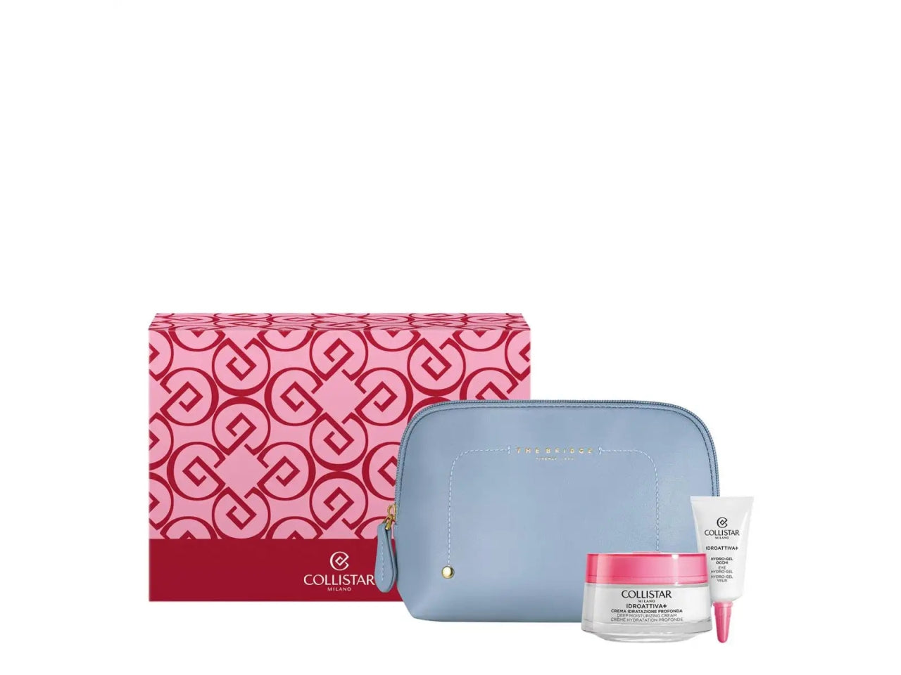 Cofanetto Collistar con Crema Idratazione Profonda 50 ml, Hydro-Gel Occhi 5 ml e Beauty-Bag